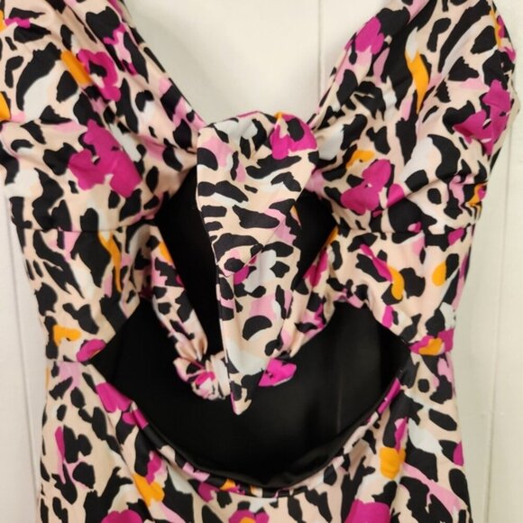 Beach Riot Mila One Piece Swim Bathing Suit One Piece Swimsuit Animal Print XS - Picture 6 of 10